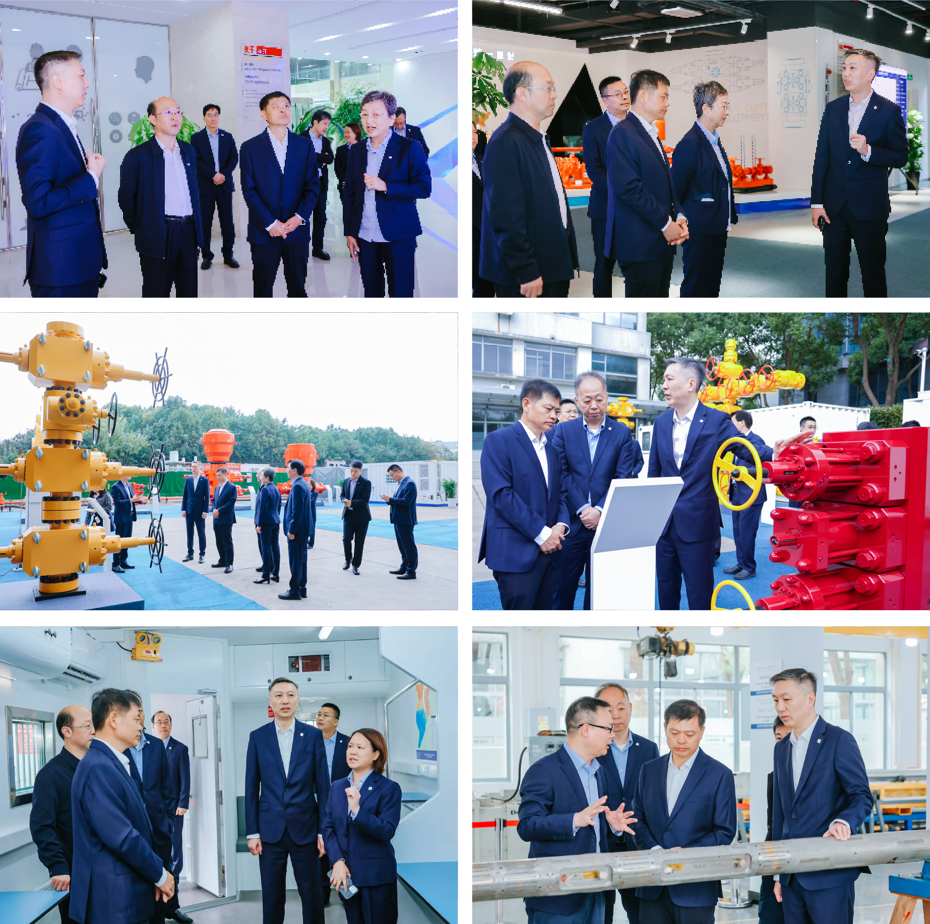 中國(guó)石化領(lǐng)導(dǎo)劉會(huì)友、張建闊一行蒞臨神開參觀考察(圖3)